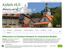 Tablet Screenshot of neuwerk-harz.de